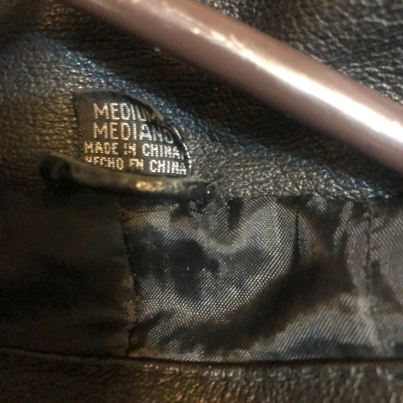 - Women’s Full Length Genuine Black Leather  Coat Size M - Picture 10 of 14